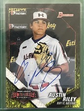 2014 Bowman Baseball Factory Austin Riley Under Armour All-American Auto