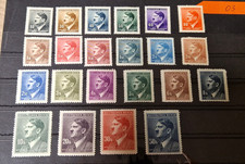 Briefmarken B&ouml;hmen und M&auml;hren - (1939 - 1943) - 89 - 110 - 22 Werte