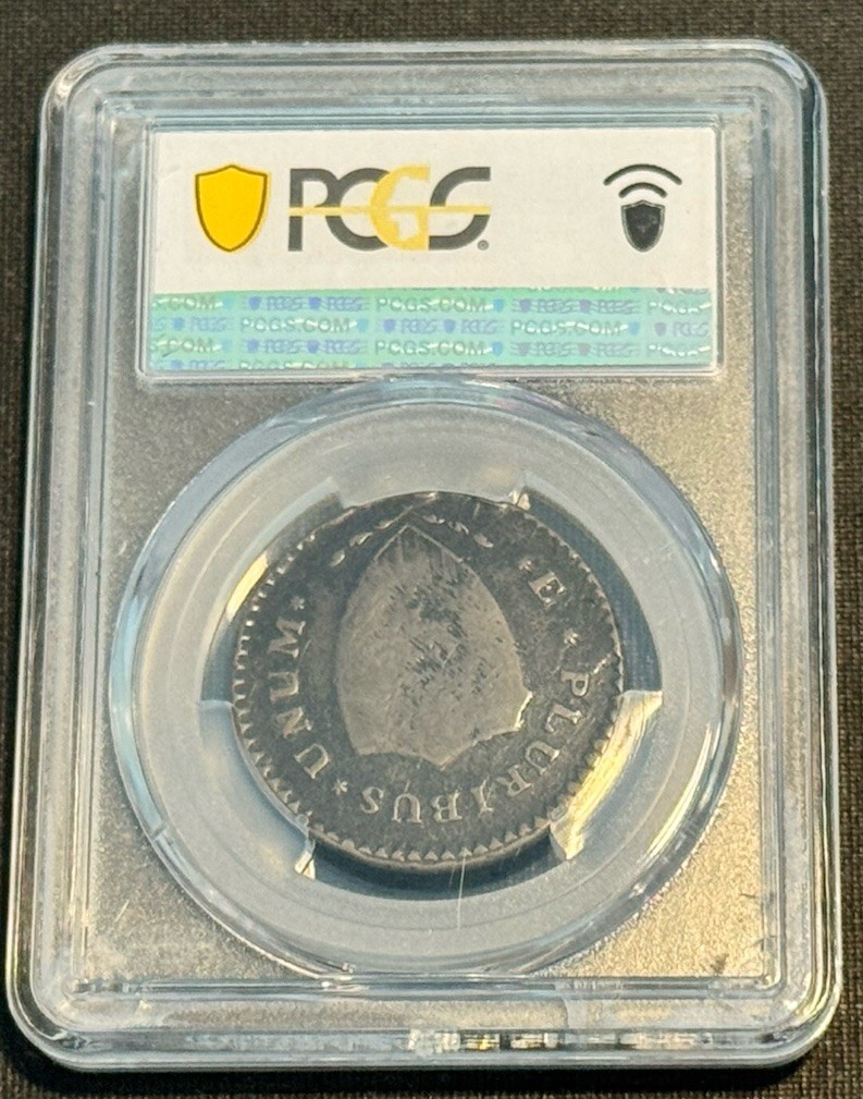 1787 M 63-s R-2 NGC VF 25 Sprig Above Plow New Jersey Colonial Copper Coin