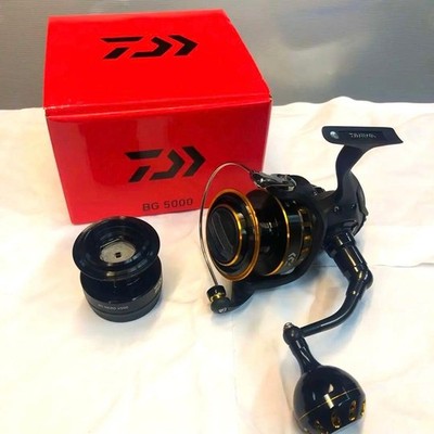 DAIWA BG5000 Spinnrolle mit BG4500 Ersatzspule Offshore Jigging Japan NearMint