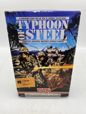 Typhoon of Steel Commodore 64 Simulationsspiel *SCHNELLER VERSAND*