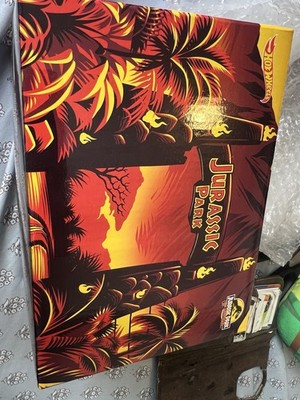2023 SAN DIEGO COMIC CON MATTEL CREATIONS HOT WHEELS JURASSIC PARK JEEP NIB