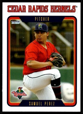 2025 Samuel Perez Choice Minor League Rookie Cedar Rapids Kernels Twins