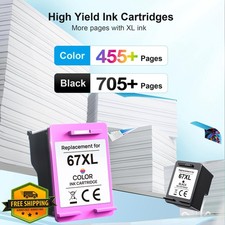 HP 67XL Ink Combo Black Color for HP DeskJet Envy 2755e 6055e