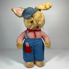 Vintage 1950’s GUND Bunny Rabbit Boy J Swedlin Inc. 16”