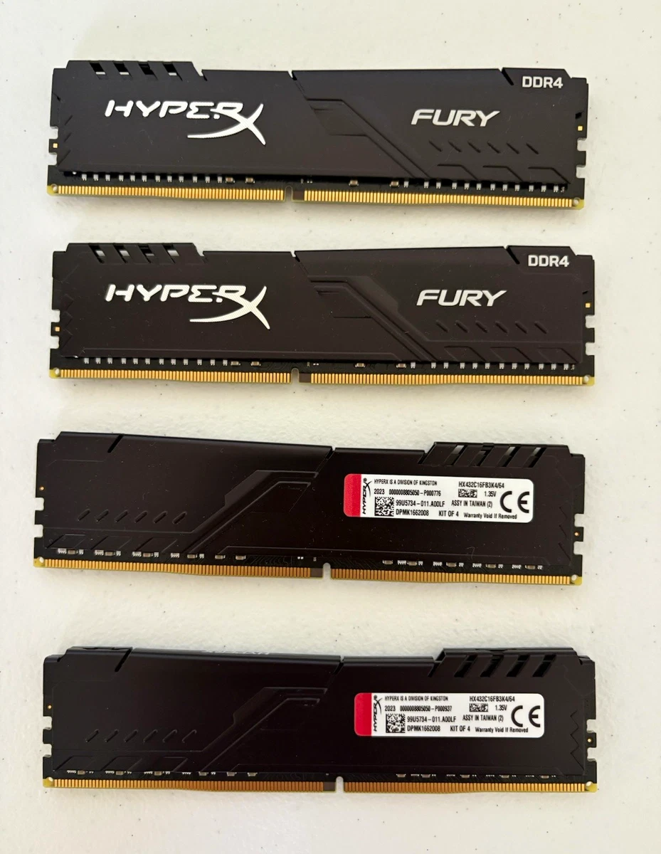 DDR4 SDRAM HyperX 32 GB Total Capacity Memory (RAM) for sale - eBay