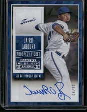 2015 Panini Contenders #22 Jairo Labourt Prospect Ticket Autographs /23