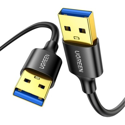 USB Cable 3.0 Super Speed Cable A Male to A Male USB Connection Cable Compati...