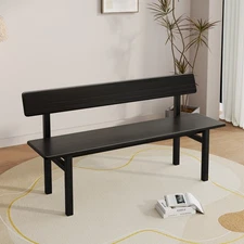 BALANBO Bench Dining Table Solid Wood Skinny Office Livingroom Outdoor Modern