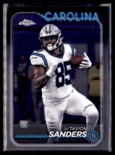 2024 Topps Chrome JaTavion Sanders Carolina 223 Rookie Card