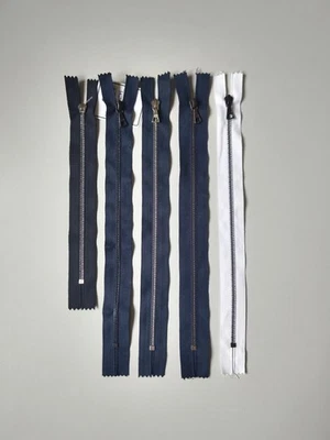 5x Premium Riri Closed-End Zips | M4 Size | Luxury Swiss Haberdashery Bundle - Image 1 of 4