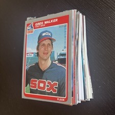 Chicago White Sox Baseball Card Lot (Thomas, Fernandez, Topps, Fleer)