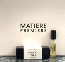 Matiere Premiere Radical Rose Eau de Parfum EDP Sample Spray .05oz, 1.5ml NIB