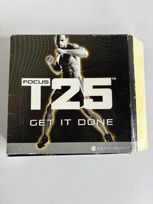 FOCUS T25 Alpha + Beta Get It Done Workout 9 Disc DVD Set Beachbody