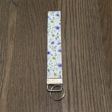 Handmade Floral Keychain Wristlet