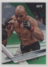 Glover Teixeira Chrome 2017 Green Refractor /99 #40