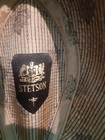 Fedora Hat - Stetson - Gray/Black Plaid with Feather - size 6-7/8 - Unisex — photo 5