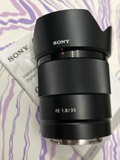SONY SEL35F18F 35MM F/1.8 PRIME LENS - BLACK