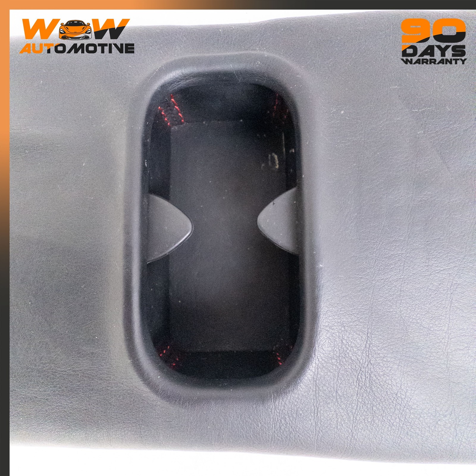 06-16 ASTON MARTIN V8 VANTAGE CENTER CONSOLE ARMREST PAD ASSEMBLY BLACK OEM