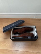 Charles Tyrwhitt Brown Suede Derby Shoes Grosvenor Contrast Welt Men’s UK 10