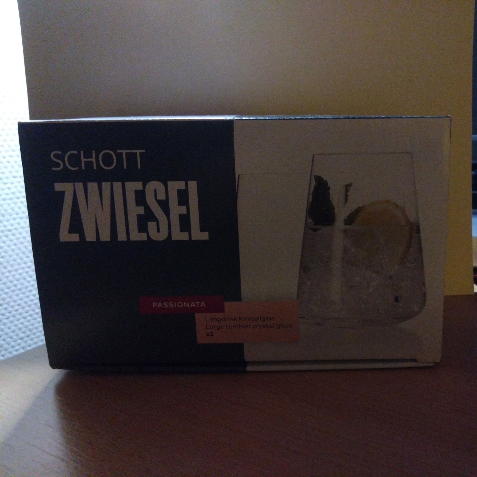 Schott Zwiesel Kristallglas Longdring Passionata 2 Stück 460 ml / 15.5 fl oz US