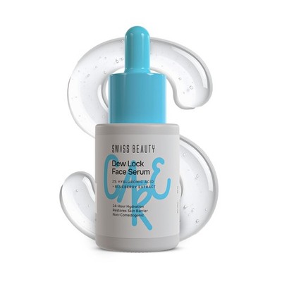 Swiss BeautyDew Lock Face Serum 2% Hyaluronic Acid & Blueberry Extract 30ml