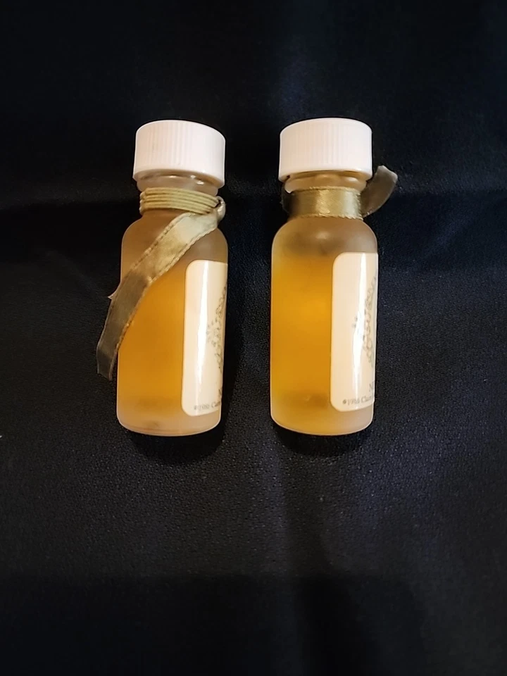 2 NOS Vintage 1980 Claire Burke Original Óleo Perfumado Caseiro 0,5 Fl Oz  - Imagem 2 de 4