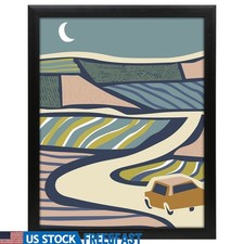 Sleek PS Material Poster Frame Artwork Photography Display Easy Installation New