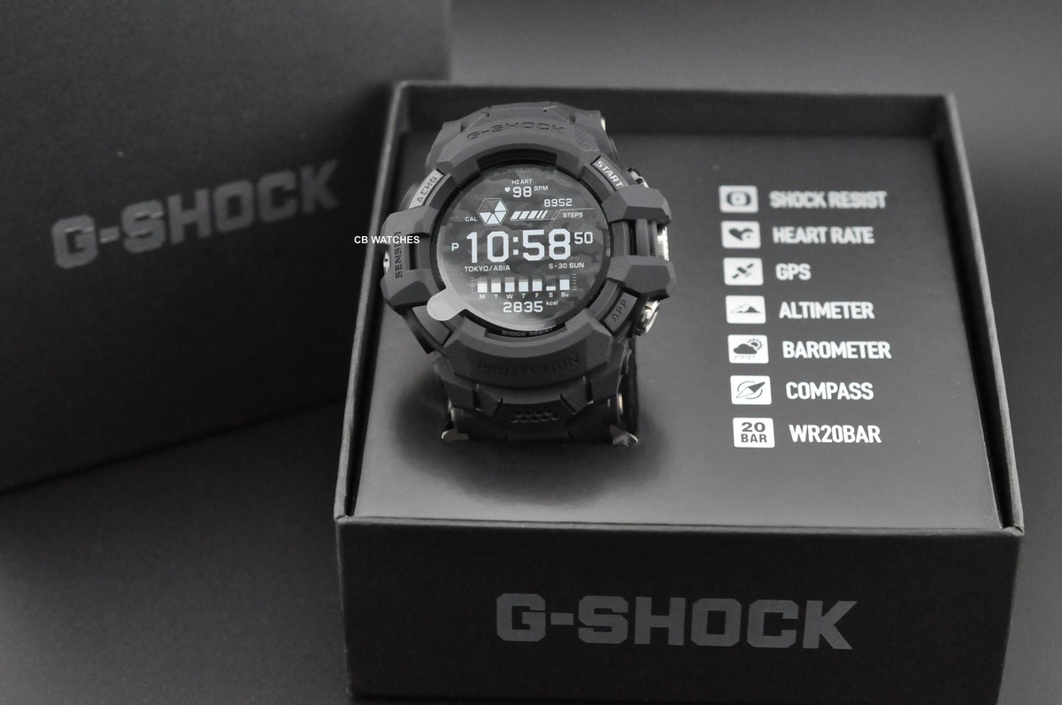 Casio G-SHOCK G-SQUAD Pro Men's Black Dial Watch GSW-H1000-1A for