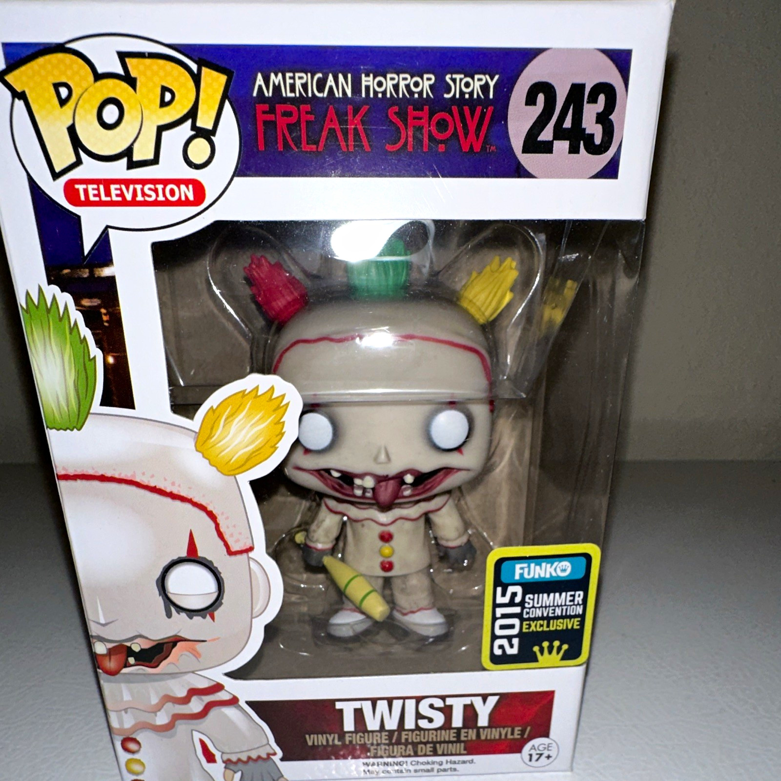 Funko Pop! Television Twisty #243 Summer Con Exclusive W Protective Case 