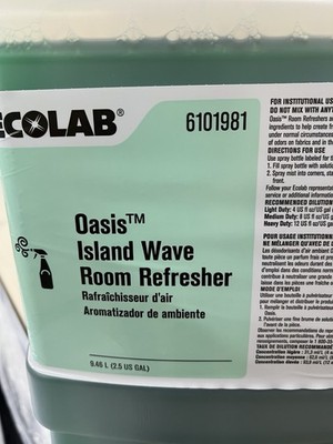Ecolab 6101981 Oasis Island Wave Room Refresher 2.5 Gallon Exp. 7