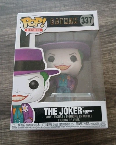 Funko Pop 337 The Joker From 1989 Movie Batman Chase Edition Brand New In Box