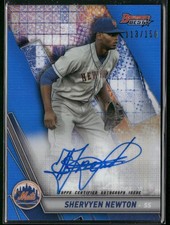 2019 Bowman's Best #B19-SN Shervyen Newton Best of 2019 Autographs Refractor
