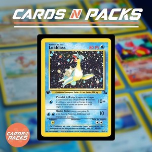 Carte Pokemon Lokhlass 10/62 HOLO Fossil Edition 1 NM