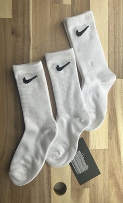 Nike Everyday Baumwolle Crew Socken Kinder Junior Kinder XX Small 6,5-9,5 Jungen Mädchen 