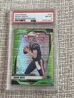 2024 Panini Prizm Rookie Neon Green Pulsar #329 Drake Maye RC PSA 8 NM-MT