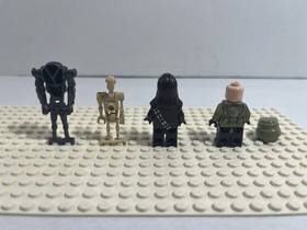 LEGO Starwars: 41st Clone Scout Trooper + Chewbacca + Battle Droids  from 75042