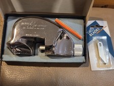 Dexter Bevel & Straight Handheld Mat Cutter With 10 Extra Blades, Chrome Plated