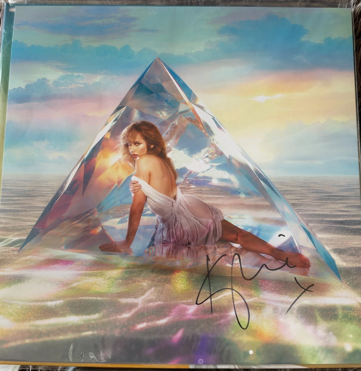 SIGNED Kylie Minogue - Tension II -  Clear Vinyl - Brand New/Sealed