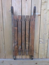 Vintage Wooden Snow Sled 12x30" Long GREAT for DECORATION or CRAFT