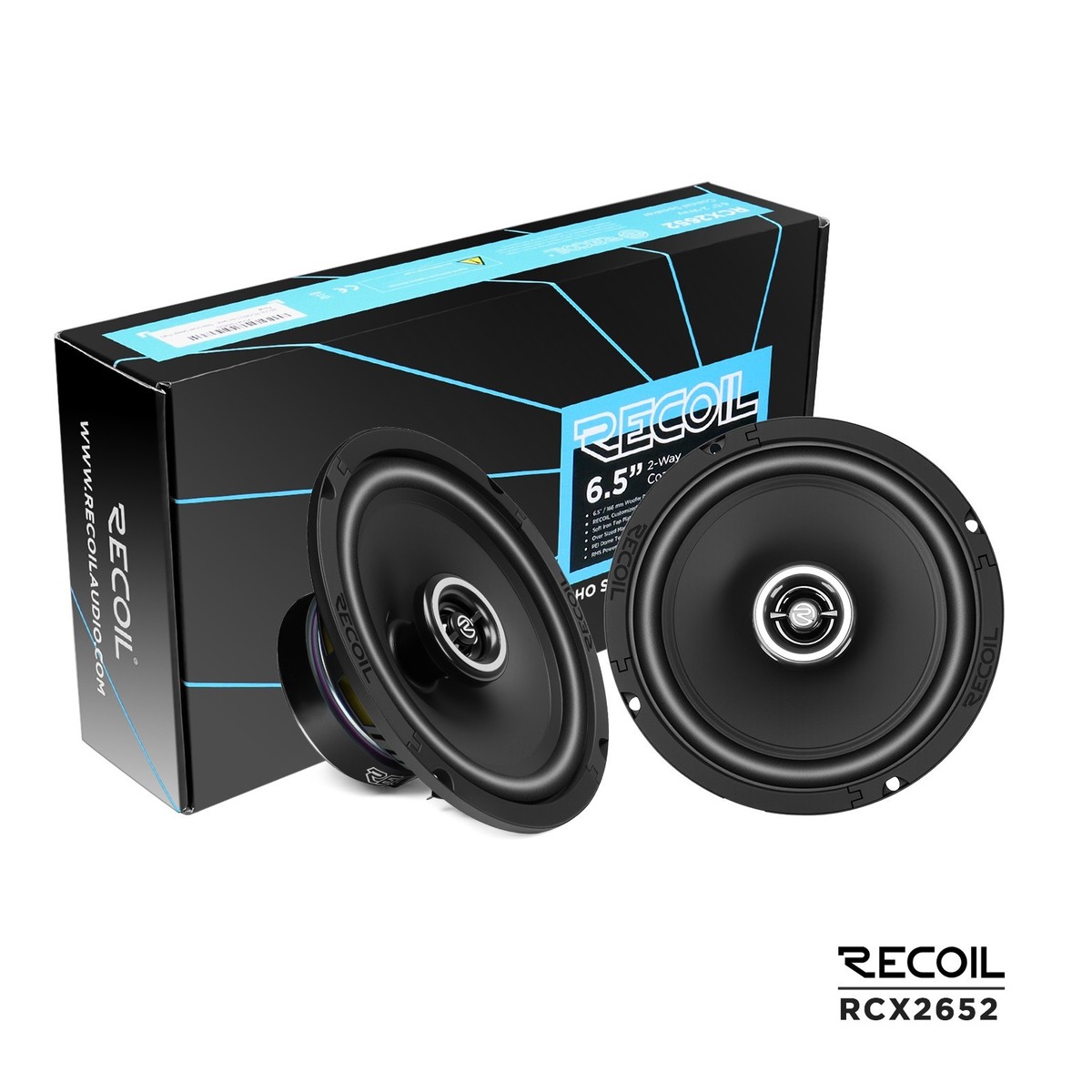RECOIL RCX2652 Car Audio Coaxial Speakers 6.5-Inch 2-Way System | eBay