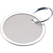 Lucky Line 1-1/4 In. Metal-Rimmed Paper Key Tag with Ring, (25-Pack) 28229 Lucky
