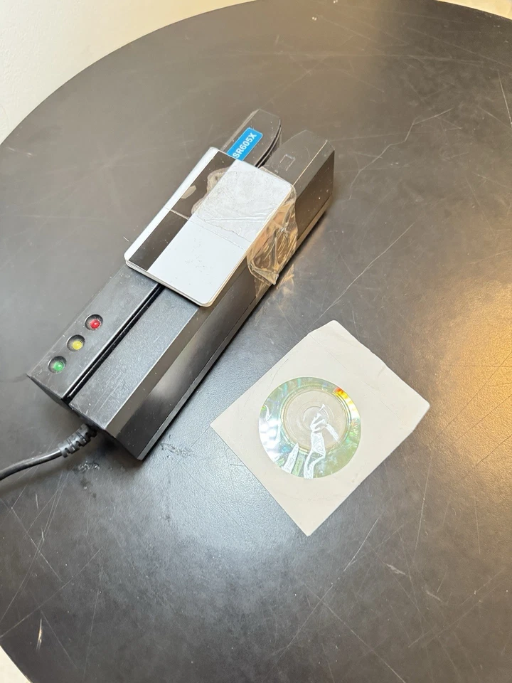 Deftun Card Reader Writer USB Swipe Encoder MSR605X W/ 3 Tracks - Image 3 of 3