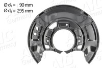 Spritzblech Ankerblech Vorderachse Rechts FÜR Toyota Yaris ( P9 ) - AIC 58260