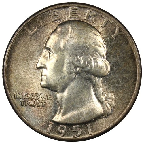 1951 Washington Quarter UNC/BU Uncirculated Coin A2630