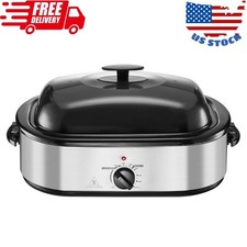 18QT Electric Roaster Oven, Adjustable Temper...