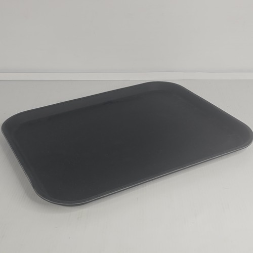 Cambro 3253CT110 - Approx 14"x18" CamTread Serving Tray Black Satin - Picture 7 of 11