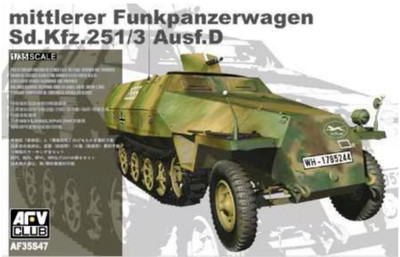 AFV Club AF35S47 1/35 Sd.Kfz. 251/3 Ausf. D Mittlerer Funkpanzerwagen Model Kit
