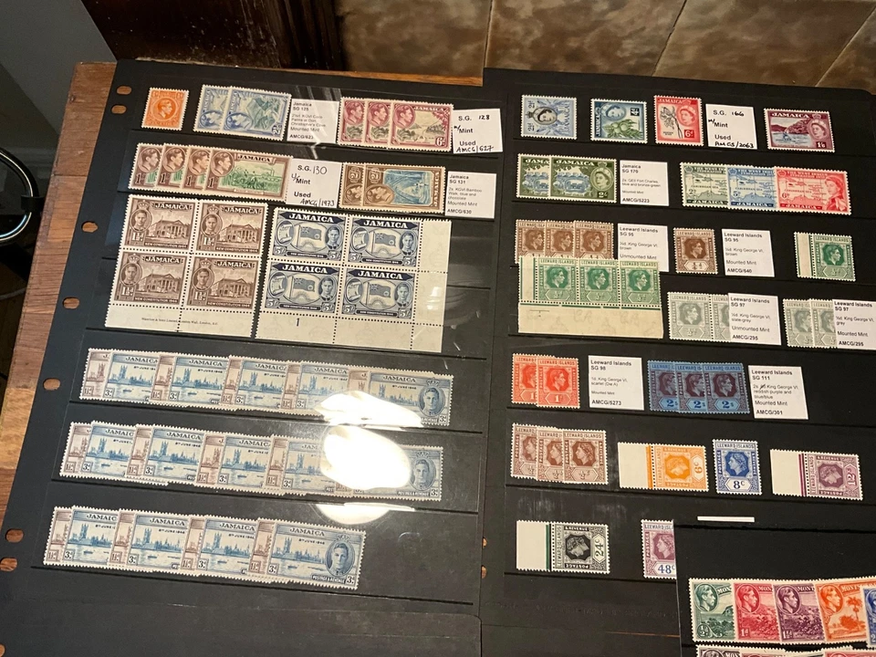 Sello de la Commonwealth como nuevo de las Indias Occidentales Británicas. KGVI-QEII M/UM, Jamaica, h137 Foto 2 de 4