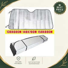 Car Windshield Sun Shade 140x70cm Foldable Anti-UV Front Rear Window Visor